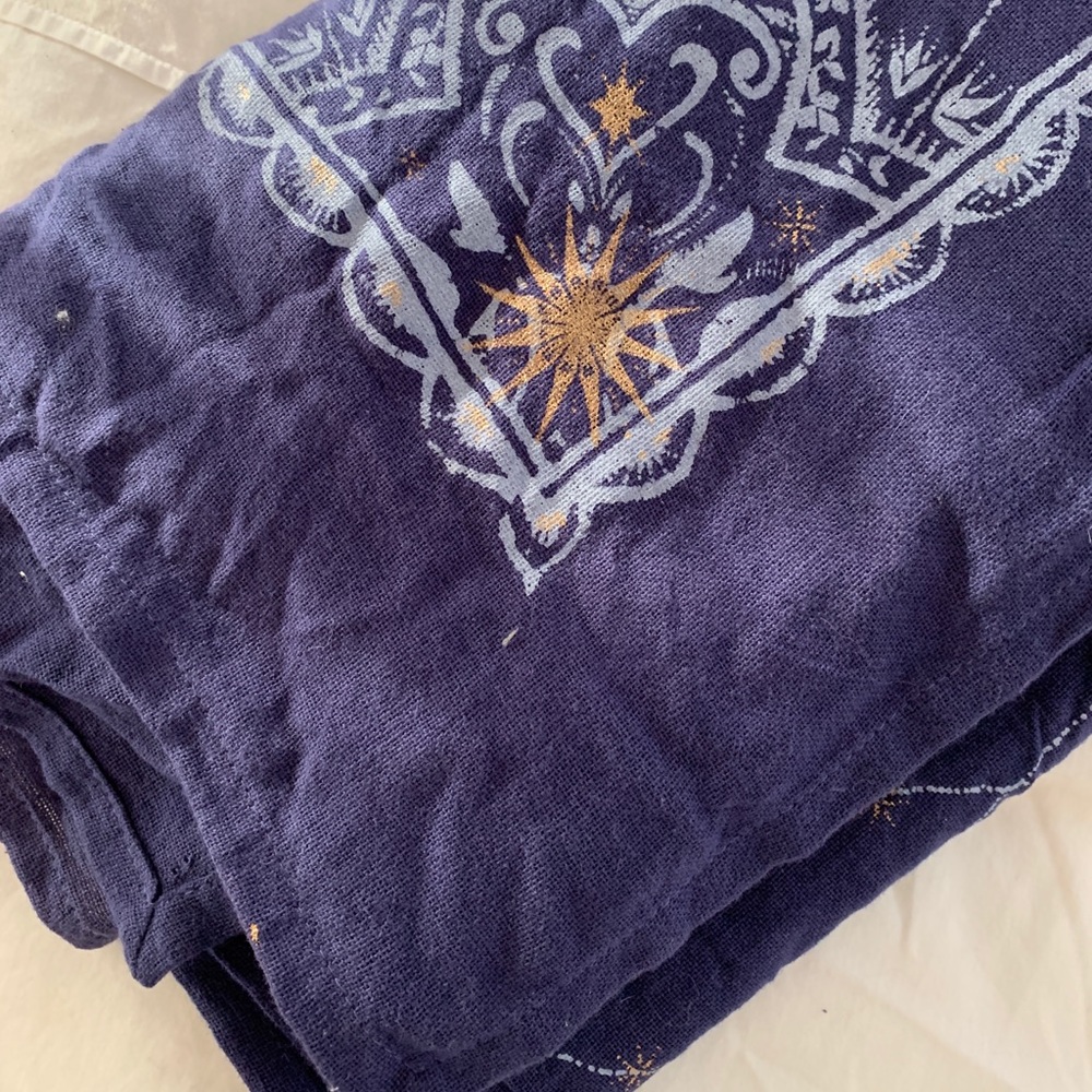 Urban Outfitters Navy Celestial Tapestry